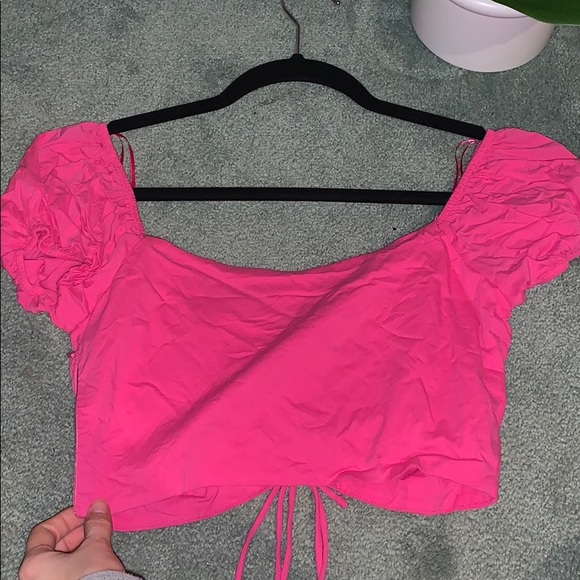 Hot pink crop top - Picture 3 of 5